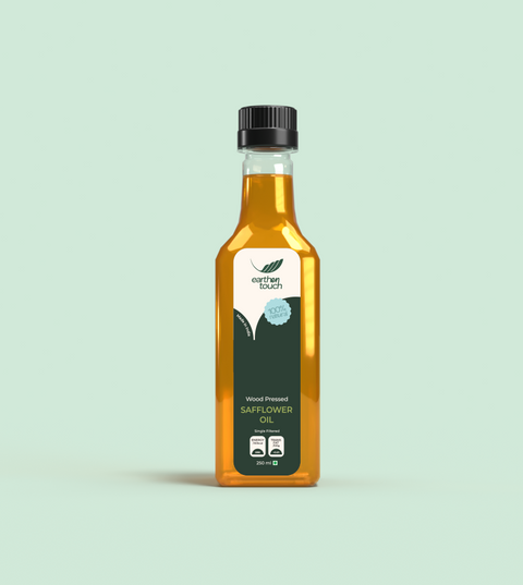 Wood Pressed Safflower Oil – Light, Pure & Heart-Healthy